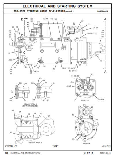 CAT 966H Wheel Loader Parts Manual - Image 10
