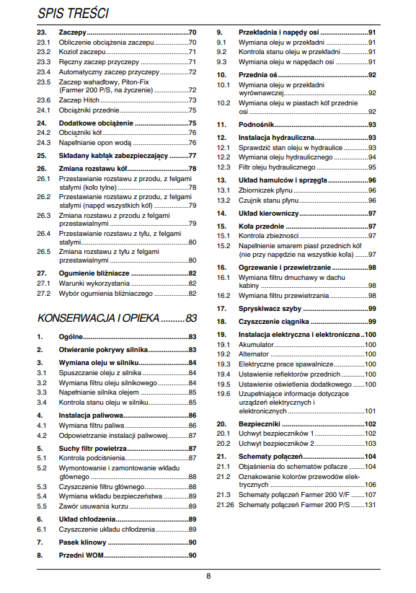 FENDT 206 207 208 209 VPFS Operation and Maintenance Manual PL - Image 4