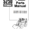 Bobcat S250 Parts Manual