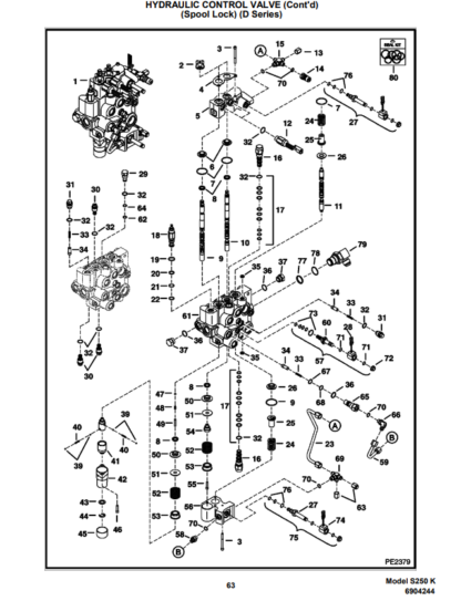Bobcat S250 Parts Manual - Image 6