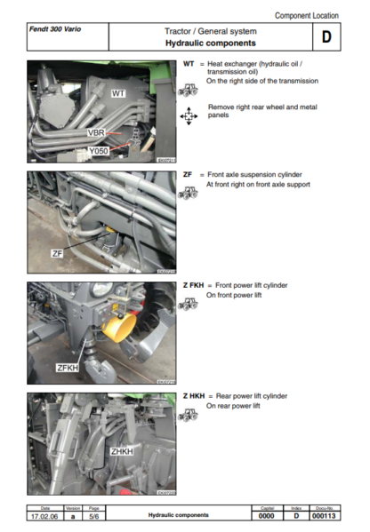 FENDT 300 310 311 312 Vario COM III Workshop Manual - Image 8