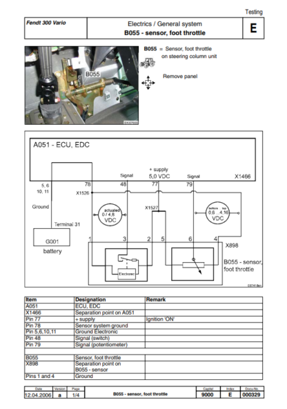 FENDT 300 310 311 312 Vario COM III Workshop Manual - Image 10