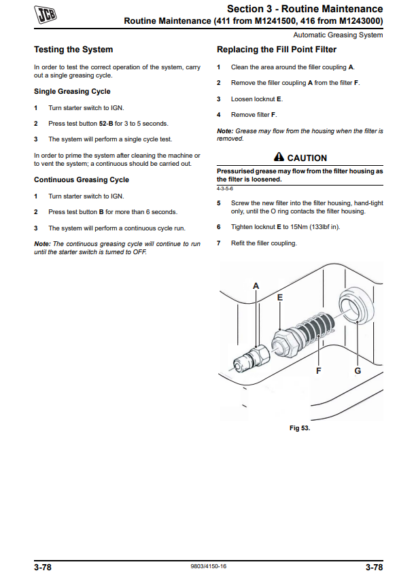 JCB 411 416 Wheeled Loader Service Manual - Image 2