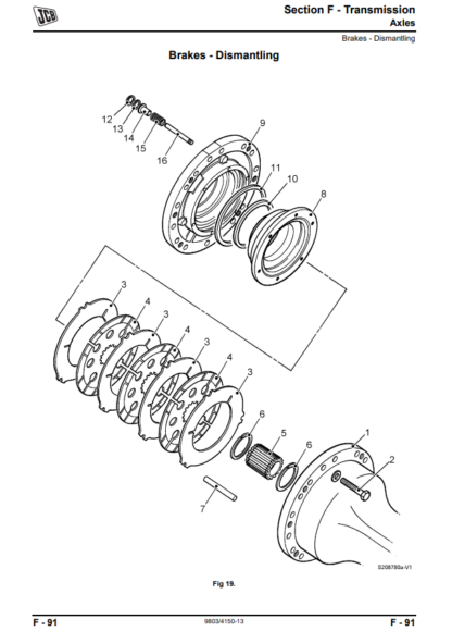 JCB 411 416 Wheeled Loader Service Manual - Image 7
