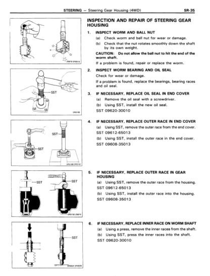 Toyota 4Runner Truck FSM 1985 Repair Service Manual - Image 5