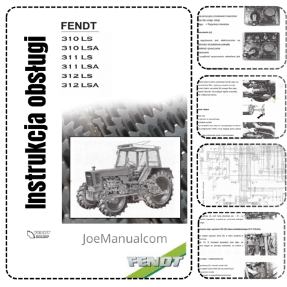 Fendt 310 311 312 LS LSA Instrukcja Obsługi Operation Manual