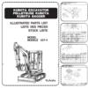KUBOTA U27-4 Excavator Parts Catalog
