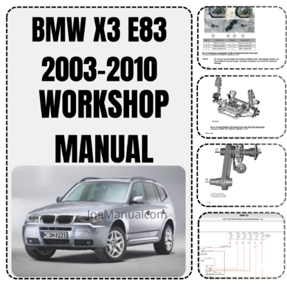 BMW X3 E83 2003-2010 Workshop Service Manual