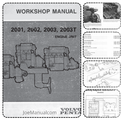 VOLVO PENTA 2001 2002 2003 2003 T Workshop Manual