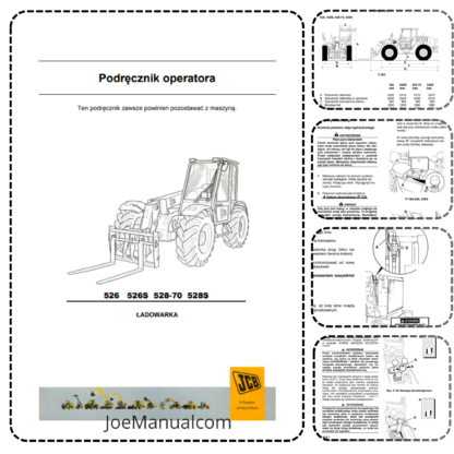 JCB 526 526S 528-70 528S Operator and Maintenance Manual