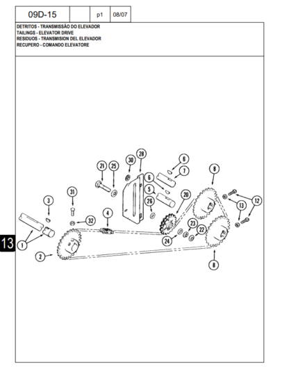 CASE 2388 2399 Axial-Flow Combine Parts Catalog - Image 9