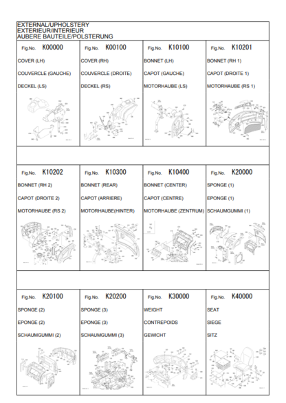 KUBOTA U48-4 Excavator Parts Catalog - Image 4