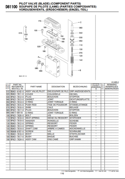 KUBOTA U48-4 Excavator Parts Catalog - Image 9