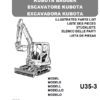KUBOTA U35-3 Excavator Parts Catalog - Image 2