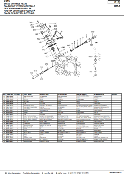 KUBOTA U35-3 Excavator Parts Catalog - Image 5