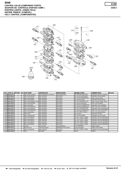 KUBOTA U35-3 Excavator Parts Catalog - Image 6