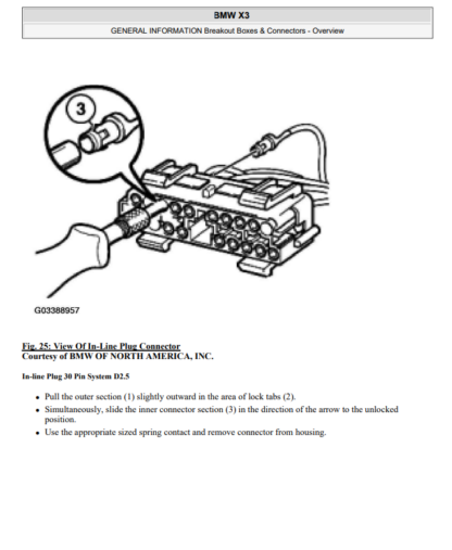 BMW X3 E83 2003-2010 Workshop Service Manual - Image 10