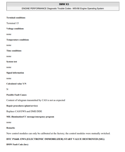 BMW X3 E83 2003-2010 Workshop Service Manual - Image 5
