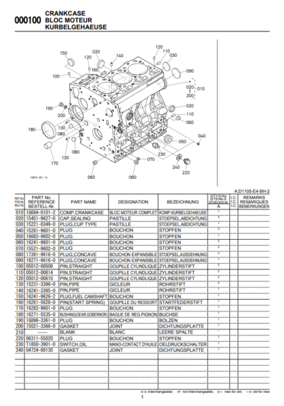 KUBOTA U27-4 Excavator Parts Catalog - Image 5