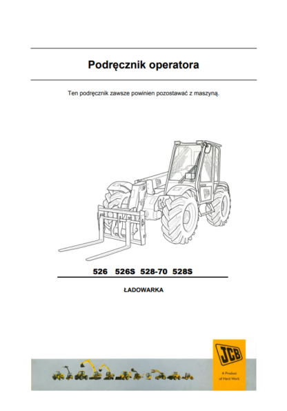 JCB 526 526S 528-70 528S Operator and Maintenance Manual - Image 2