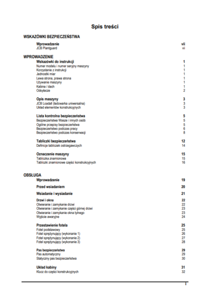 JCB 526 526S 528-70 528S Operator and Maintenance Manual - Image 3