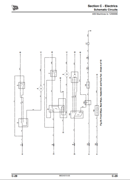 JCB Wheeled Loading Shovel 406 409 Service Manual - Image 3