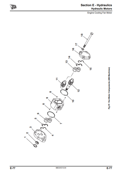 JCB Wheeled Loading Shovel 406 409 Service Manual - Image 7