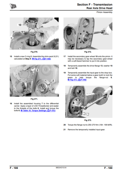 JCB Wheeled Loading Shovel 406 409 Service Manual - Image 11