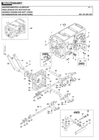 Valtra Valmet 600 700 800 900 Parts Catalog - Image 6