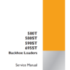 CASE 580T 580ST 590ST 696ST Backoe Loader Service Manual - Image 2