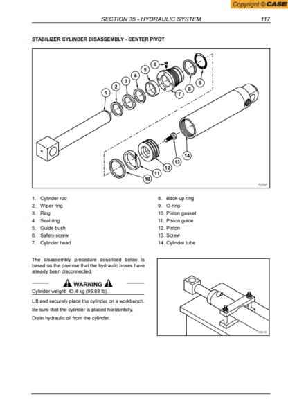 CASE 580T 580ST 590ST 696ST Backoe Loader Service Manual - Image 16