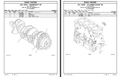 CAT 420F2 IT Backhoe Loader Parts Catalog Manual - Image 9