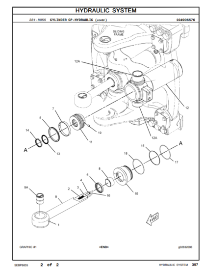CAT 420F2 IT Backhoe Loader Parts Catalog Manual - Image 5