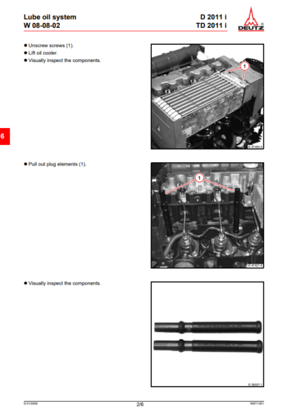 DEUTZ Engine D TD 2011 L01 L02 L03 L04 Workshop Manual - Image 6