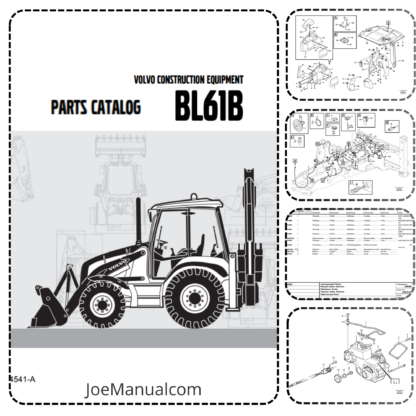 Volvo Backhoe Loader BL61B Parts Catalog