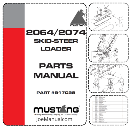 MUSTANG 2064 2074 Skid-steer Loader Parts Catalog