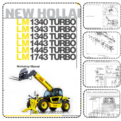 New Holland LM1340 1343 1345 1443 1445 1773 TURBO Workshop Manual