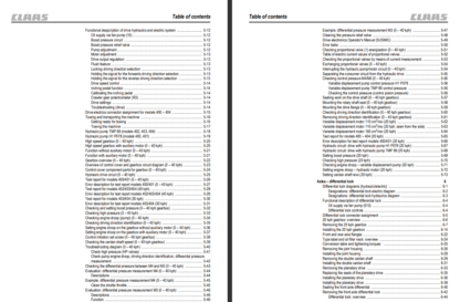 CLAAS Scorpion 9040 7045 7040 7040 6040 Repair Manual - Image 5