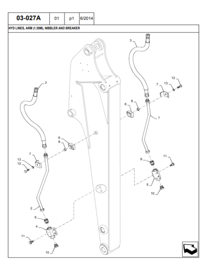 New Holland E35B Excavator Parts Catalog - Image 9