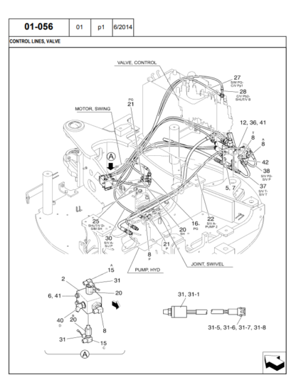 New Holland E35B Excavator Parts Catalog - Image 7