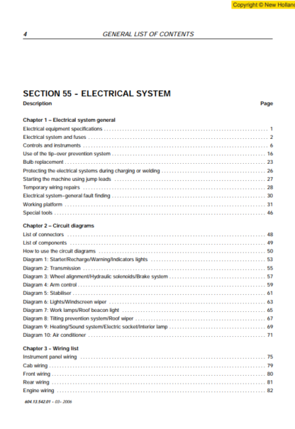 New Holland LM1340 1343 1345 1443 1445 1773 TURBO Workshop Manual - Image 5