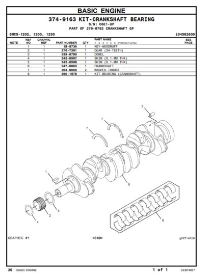 CAT 924H 924HZ Wheel Loader Parts Manual - Image 6