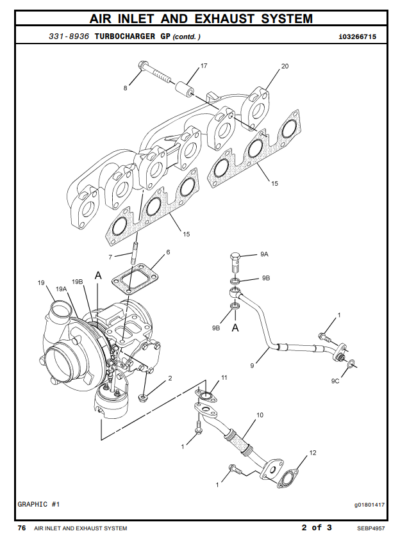 CAT 924H 924HZ Wheel Loader Parts Manual - Image 7