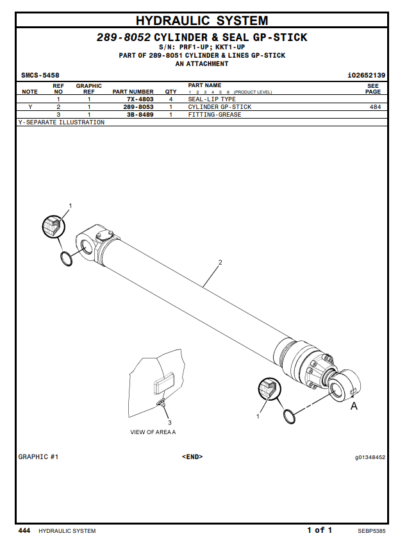 CAT 336D 336D L Excavator Parts Manual - Image 4