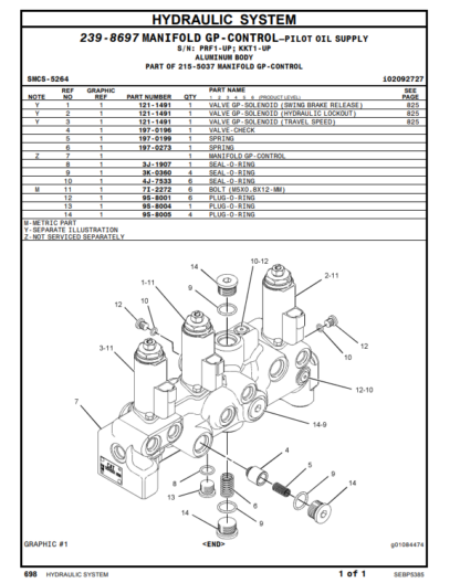 CAT 336D 336D L Excavator Parts Manual - Image 6