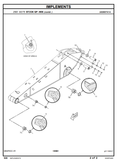 CAT 336D 336D L Excavator Parts Manual - Image 8