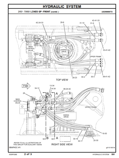 CAT 336D 336D L Excavator Parts Manual - Image 10
