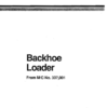 JCB 214 3CX 1987- SN 337001 Workshop Manual - Image 2