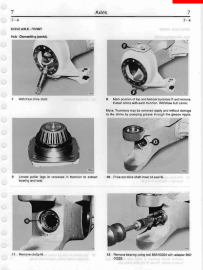 JCB 214 3CX 1987- SN 337001 Workshop Manual - Image 12