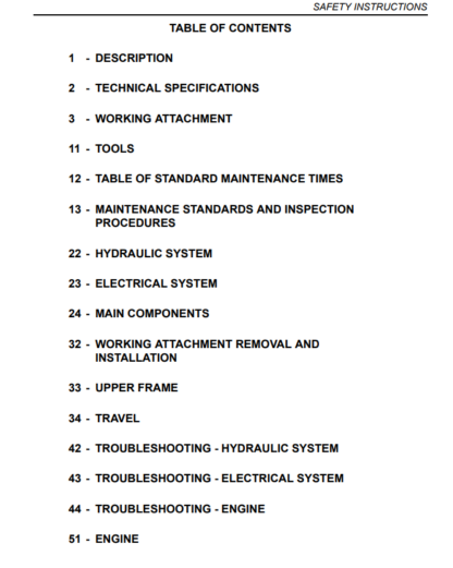 New Holland Excavator E16B E18B Service Manual - Image 3